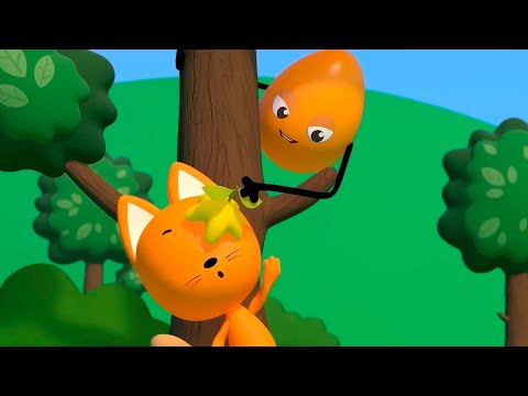 Новая игра Котэ: ВОЛШЕБНЫЕ КРОССОВКИ и наглые ЯЙЦА - Изучаем фрукты