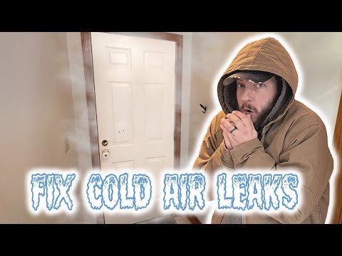 How to Seal a Drafty Exterior Door (Garage → House Entry) | Easy DIY Weatherproofing