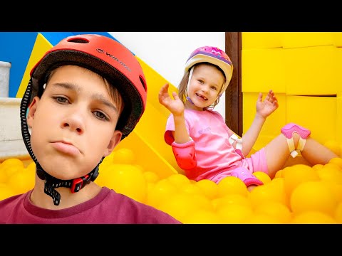 Home Stair Slide Challenge! 🛷✨ Kids Learn Safety Rules