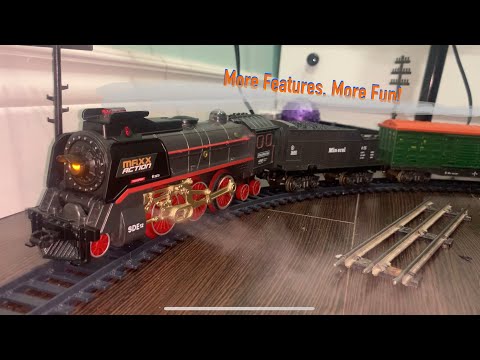 More Features, More Fun! - Maxx Action Train Set for $30?!