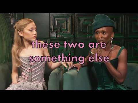 a compilation of ariana and cynthia being questionable