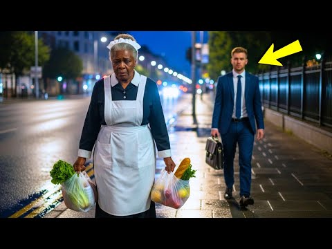 A Young Billionaire Secretly Followed His Old Maid One Evening and Learned a shocking Truth