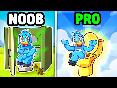 I Went NOOB to PRO in Roblox Toilet Simulator!