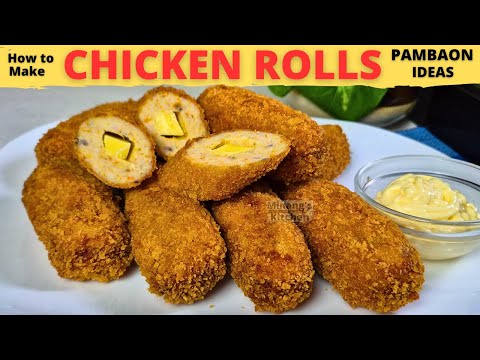 CHICKEN ROLL | Crunchy Breaded CHICKEN ROLLS | Chicken Roll Recipe