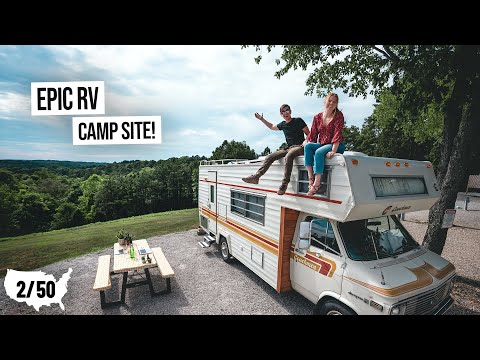 We Stayed at Arkansas’ HIGHEST RATED RV Camp Site! + Exploring Eureka Springs 😍 | RV Life USA