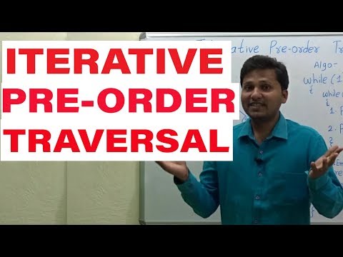 Iterative Preorder Traversal using Stack
