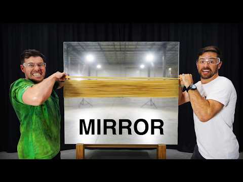 How Many Rubber Bands Smash A Mirror?