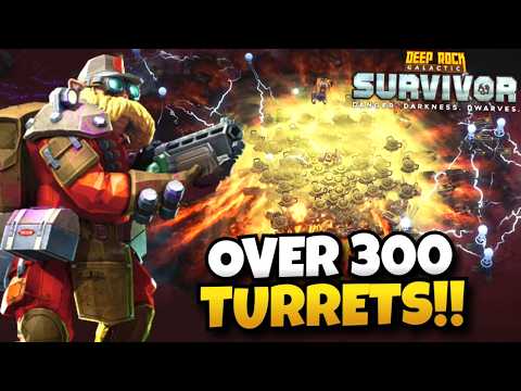 Over 300 Turrets at the Same Time! | Deep Rock Galactic: Survivor