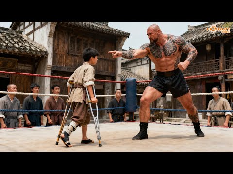 Japan's top master set up a challenge ring, only to be killed by a single move from a lame boy!