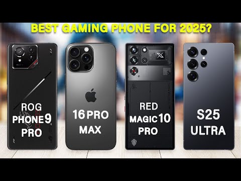 S25 Ultra Vs ROG Phone 9 Pro Vs Red Magic 10 Pro Vs iPhone 16 Pro Max | Best gaming phone 2025
