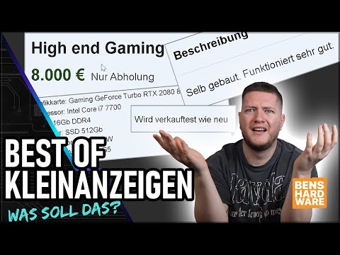 GAMING PCs von KLEINANZEIGEN! Kuriose Inserate und ABSURDE PREISE!