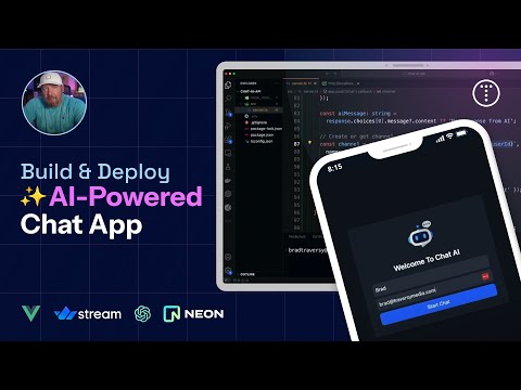 Build & Deploy An AI-Powered Chat App | Vue, Node, TypeScript,  Open AI, Stream & Neon Database