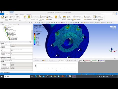 (60fps) Getting Started: 2-way Fluid-Solid Interaction using Ansys Fluent and Mechanical