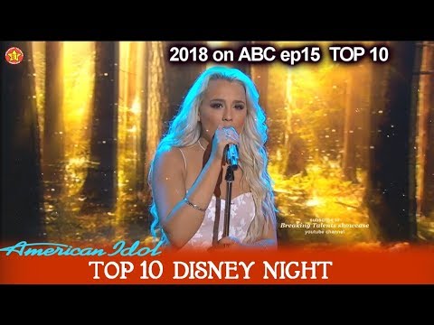 Gabby Barrett sings “Colors of the Wind” BRINGS STARDOM Disney Night  American Idol 2018 Top 10