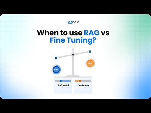 Generative AI 101: When to use RAG vs Fine Tuning?