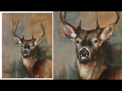 Animal Portrait Techniques  - Whitetail Deer Buck