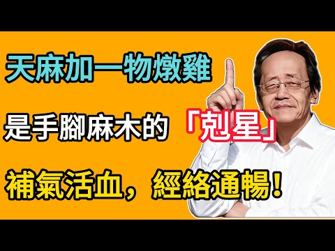 倪海廈：告別手腳麻木👋！天麻加一物燉雞，是氣血的「加油站」，經絡的「清道夫」🔥