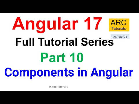 Angular 17 Tutorial #10 - Components Overview | Angular 17 Tutorial For Beginners