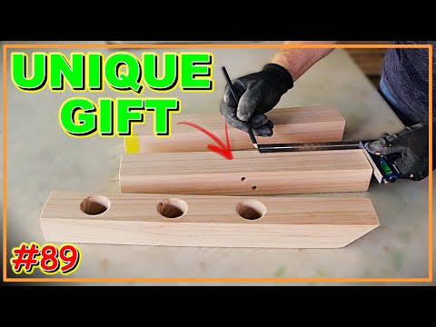 UNFORGETTABLE GIFT FOR FRIENDS - MADE WITH WOOD (VIDEO #89) #woodworking #woodwork #joinery