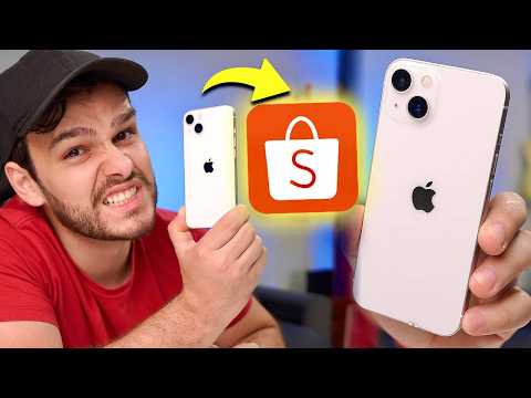 COMPREI UM IPHONE 13 BARATO na SHOPEE E ISTO ACONTECEU