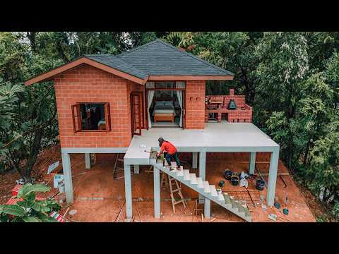 Talented girl secretly built her dream luxury villa over a year. | by  @Nhật Châu Build