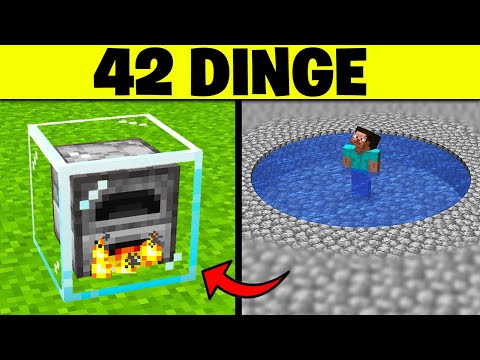 42 DINGE in MINECRAFT die du noch NICHT wusstest!