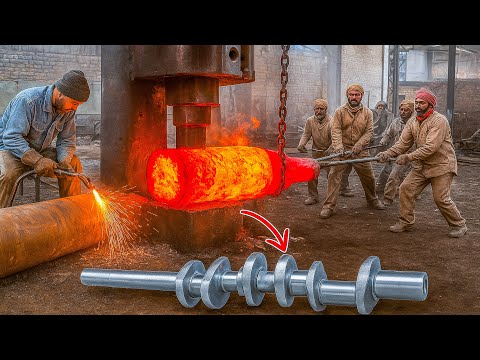 Unbelievable Scale: Manufacturing Giant Crankshafts for Ammonia Compressors