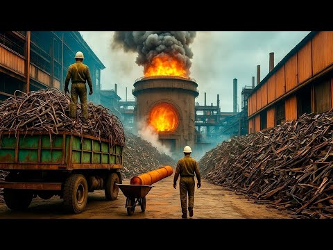 Top 7 Video Access Killing Procedure Amazing video of melting useless iron and turning it back into