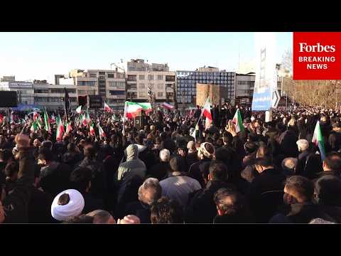 Demonstrators Gather In Tehran After Assassination Of Iranian Supreme Leader Ali Khamenei
