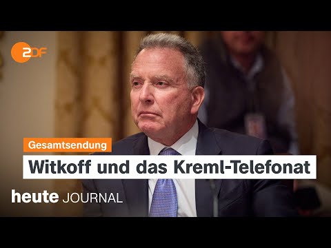 heute journal vom 26.11.2025: Witkoff-Telefonat mit Berater Putins, Familienunternehmer