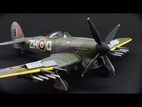 Airfix Hawker Typhoon Ib | 1/72 Scale Plastic Model Kit | Full Build & Review
