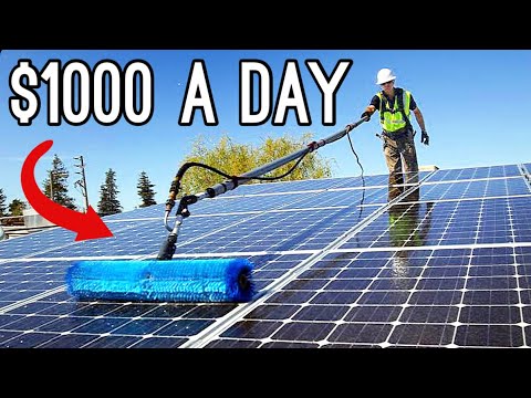 How To Make $1000 A Day With A Solar Panel Cleaning Business (Free Course)