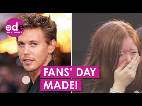 Austin Butler Has UK Fans in Tears at Caught Stealing Event