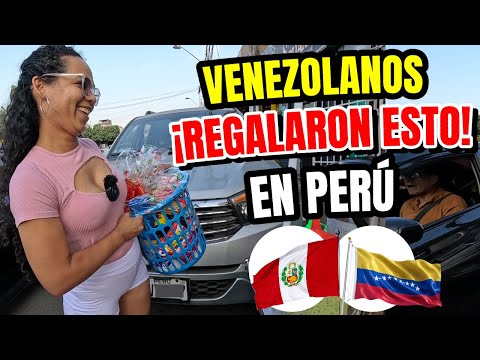 VENEZOLANOS REGALAN ESTO EN PERÚ y NADIE LO ESPERABA 😱