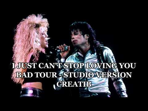 Michael Jackson - I Just Can't Stop Loving You (Bad Tour - Studio Version) | Creatib