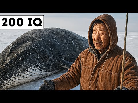 Как инуиты охотятся на кита весом 80000 килограмм