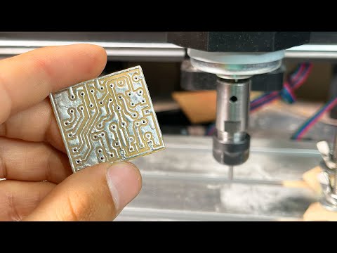 Изготовление печатной платы на ЧПУ станке CNC 3018 PRO. Как создать G-Code в FlatCAM