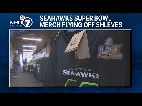 Seahawks merch flying off the shelves, Fanatics working to keep up with demand