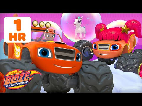 Blaze & Sparkle Rescue Unicorns & More Family Rescue Missions! 🦄🫧 | Blaze and the Monster Machines
