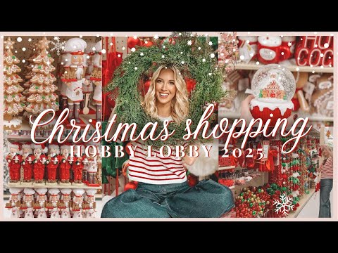 Viral Hobby Lobby Christmas Decor 2025 | The BEST Holiday Finds Christmas Decor Haul | Shop with me