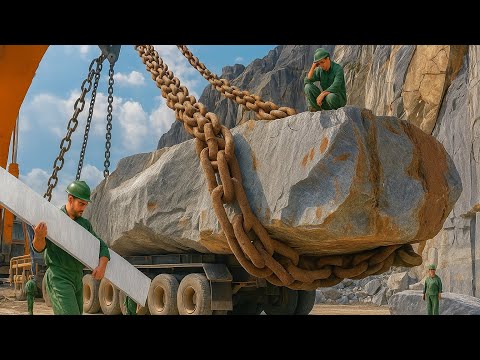 How To Make Beautiful Marble from Big Stone// Let’s see how it’s made inside the factory