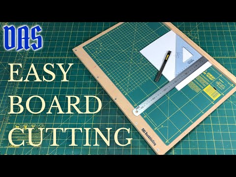 Cutting Board Accurately to Size and Square // Adventures in Bookbinding