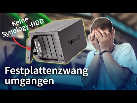 Anleitung: Steckt jede Platte in das DS925+