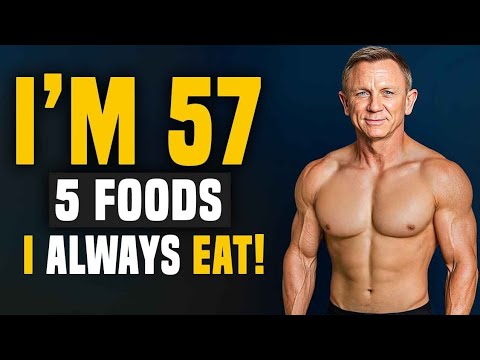 Daniel Craig (57) Still Looks 35! I EAT 5 FOODS & Don't Get Old