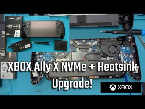 Xbox Ally X Storage + Heatsink Upgrade Guide!