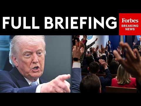 BREAKING NEWS: President Trump Holds Press Briefing To Take Reporters' Questions About The Iran War