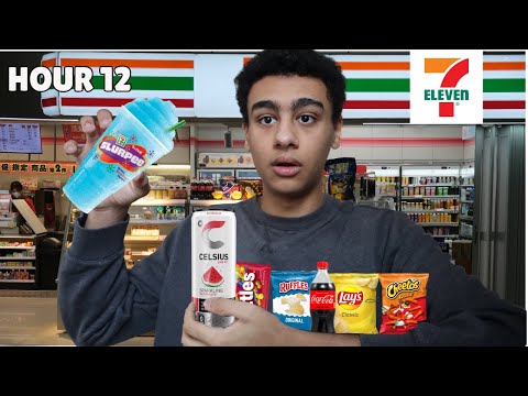 I Ate ONLY 7-Eleven Food For 24 Hours!!