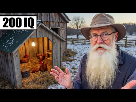How Amish Heat A Chicken Coop Without Gas/Electricity