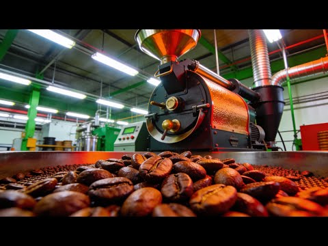 Inside the Specialty Coffee Factory – How Raw Beans Become Exclusive Blends | Full Process