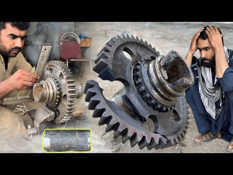 Truck’s Gearbox Broke in Two, Teeth Damaged Mechanic Restored It Like New // Must Watch Video ￼